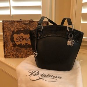 Brighton Black Leather handbag.
